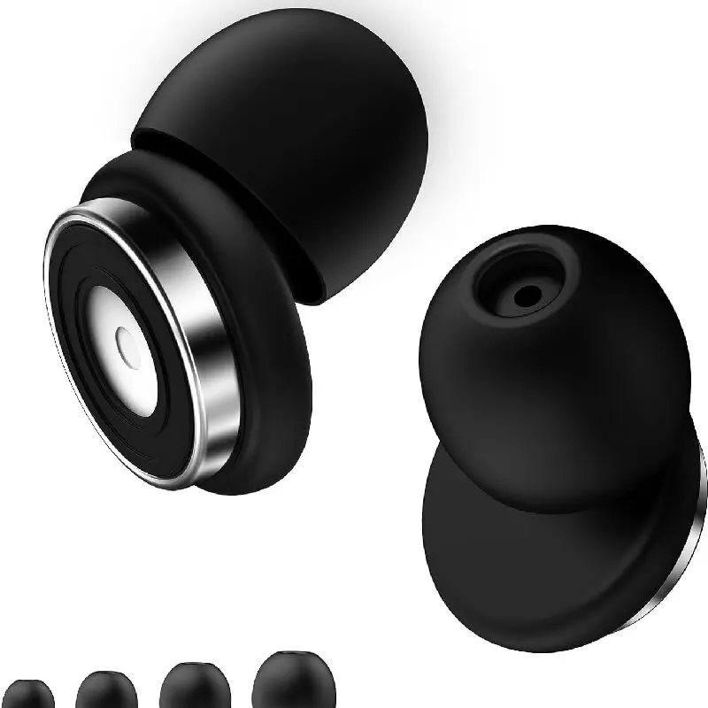 6 Ear Tips in S M L Hearing Protection Sleeping Noise Cancelling Reduction Ear Plugs Earplugs Noise Reduction