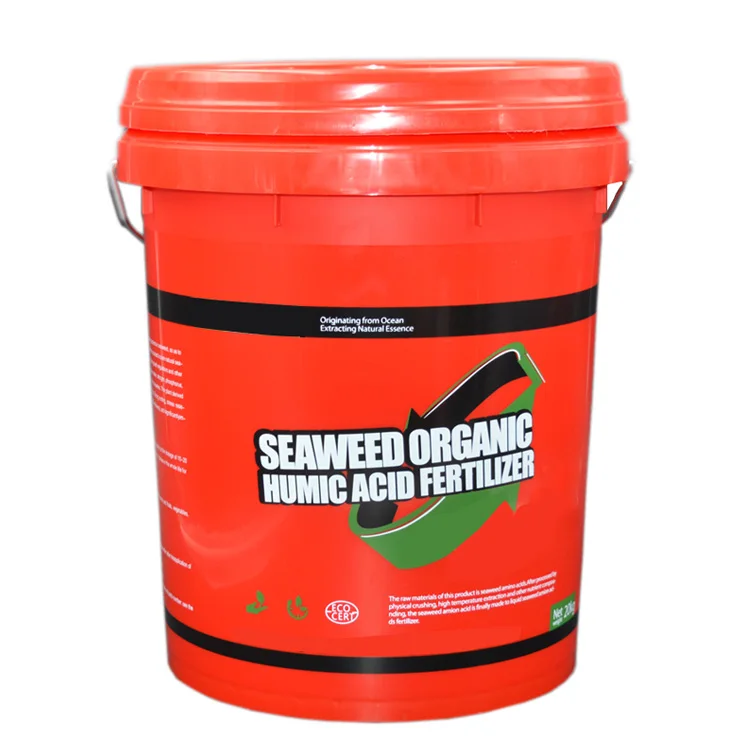 Liquid Humic Acid Water Soluble Fertilizer Soil Conditioner Rooting Seaweed Organic Fertilizer