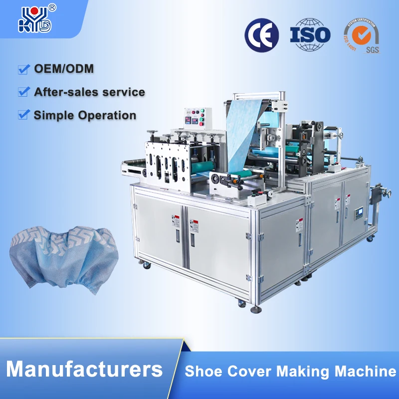 KYD New Automatic Shoe Cover Machine PP Non Woven Overshoe Making Machine