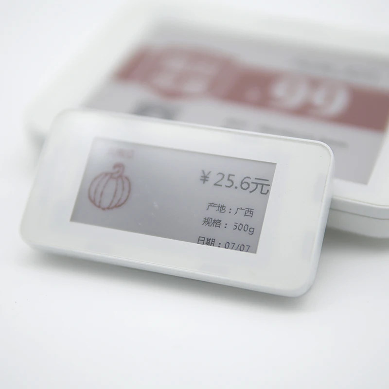 2.4GHz esl 7.5inch electronic shelf labels Price Tag electronic shelf label nfc ble esl