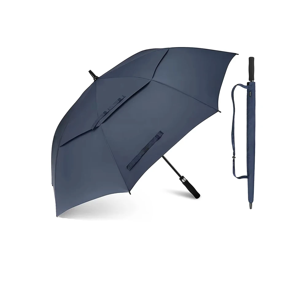 PRIMUS GOLF Professional Oversize Double Canopy Automatic Open Golf Umbrella 62 Inch Large Windproof Waterproof Golf Umbrella