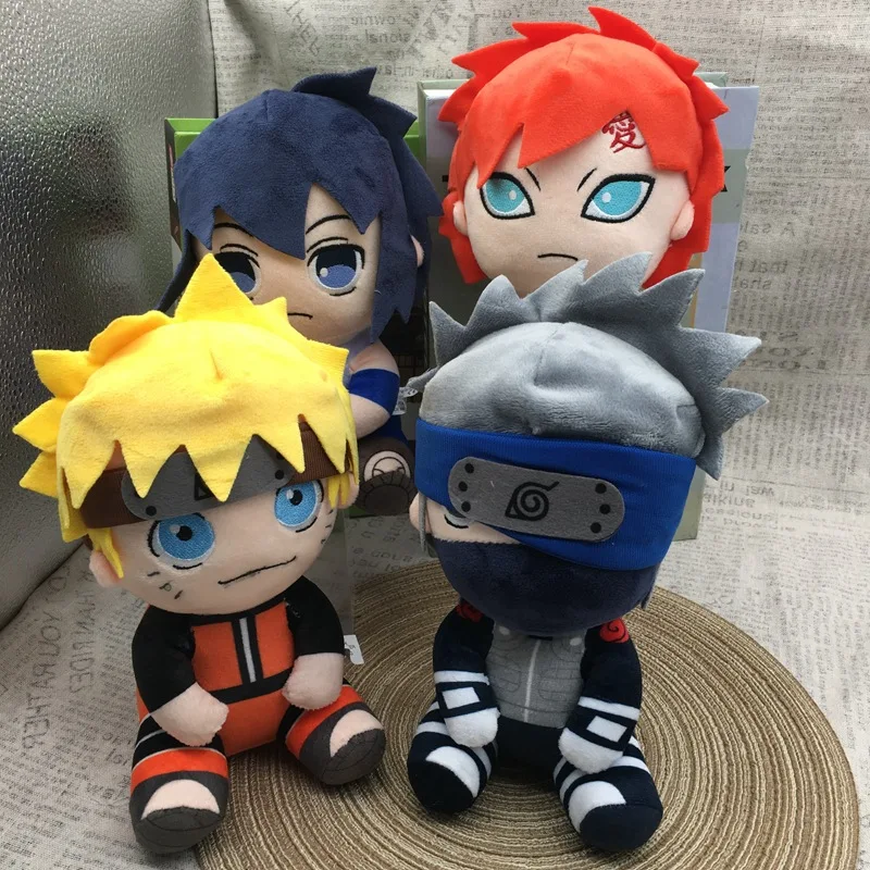 Wholesale Plush Doll Cartoon Anime Cool Ninja Kakashi Stuffed Animal Toys Soft Cotton Plush Doll For Claw Machine Promotion Gift