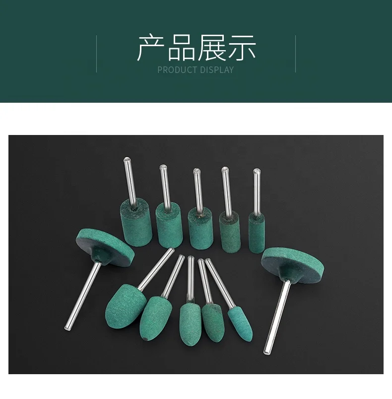 Vibratite Abrasive Heads,24 Pieces Mounted Points Abrasive Stone Heads Set Grinding Wheel Bits For Dremel Rotary Tool