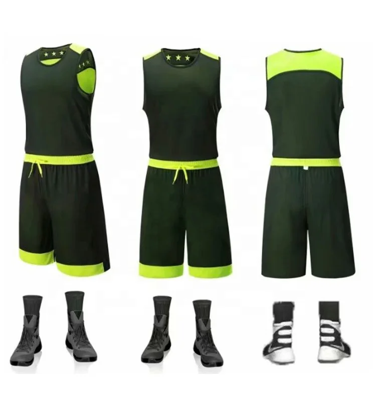 Custom Plain Uniform Training Basketball Jersey Set