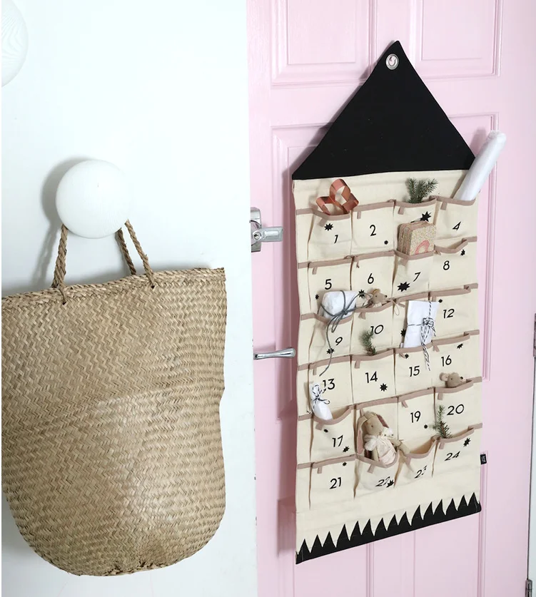 
16 Pockets Space Save Hanger Bag Shoes DIY Rack Hanger 24 Pocket Storage Organiser 