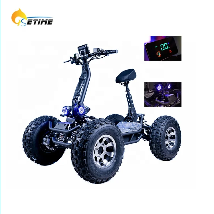 Powerful ATV Electric Mountain Tank Four Wheels Electric Scooters with Lithium Battery