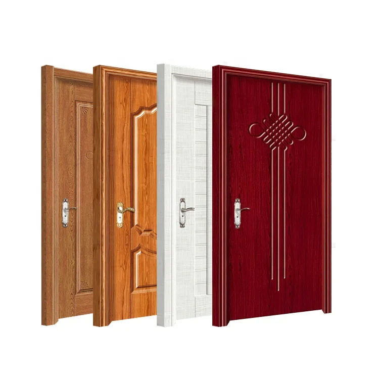 High quality new design interior wood white house modern interior door