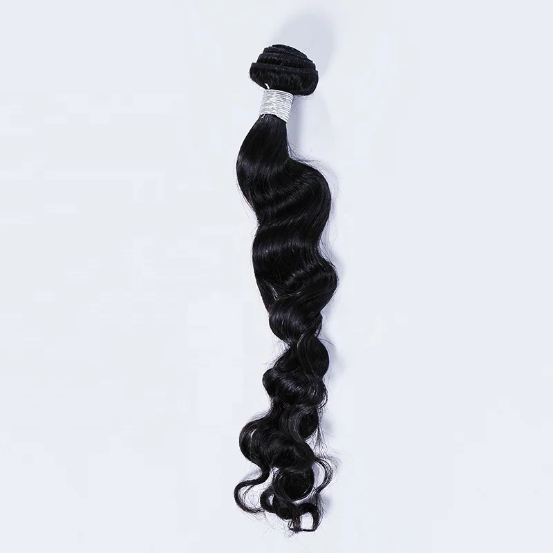 BVR Wholesale Natural Color 24 Inch Loose Wave Virgin Indian Human Hair A Bundle 100% Human Hair Extension