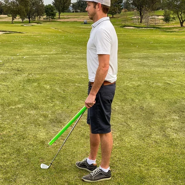 Golf Alignment Aid Practice Rods Golf Alignment Training Sticks 3 Pack 48 Inch for Golf Sports