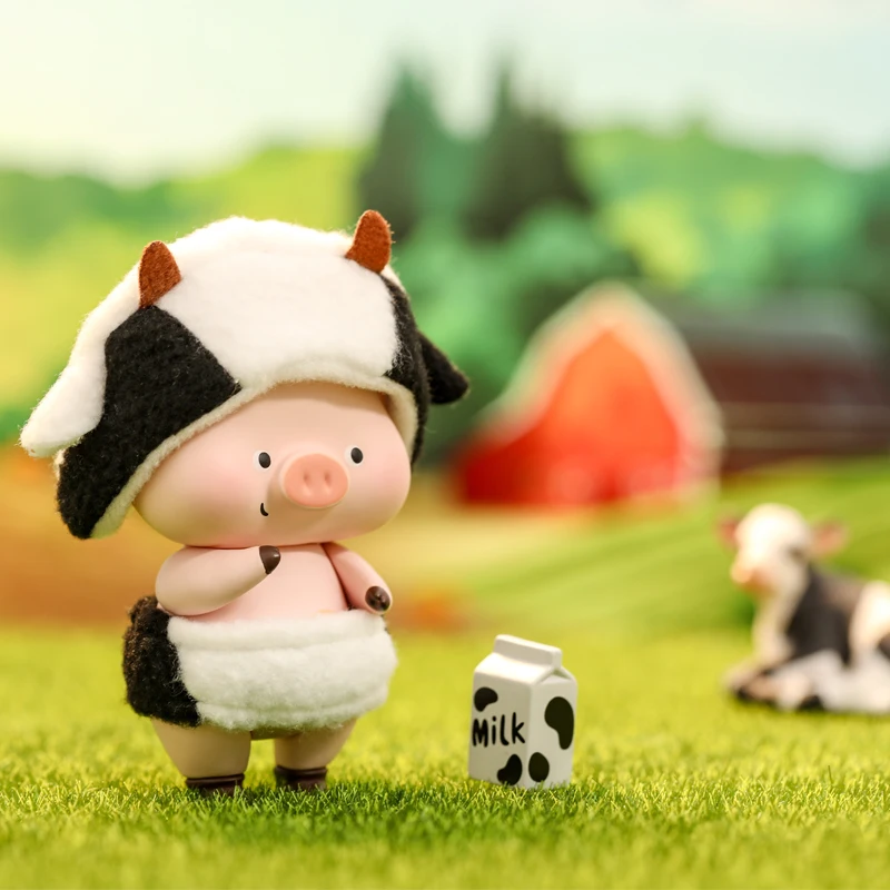 Custom Cute Piggy Anime Blind Box Pvc Toys Birthday Gift For Children kids Blind Box