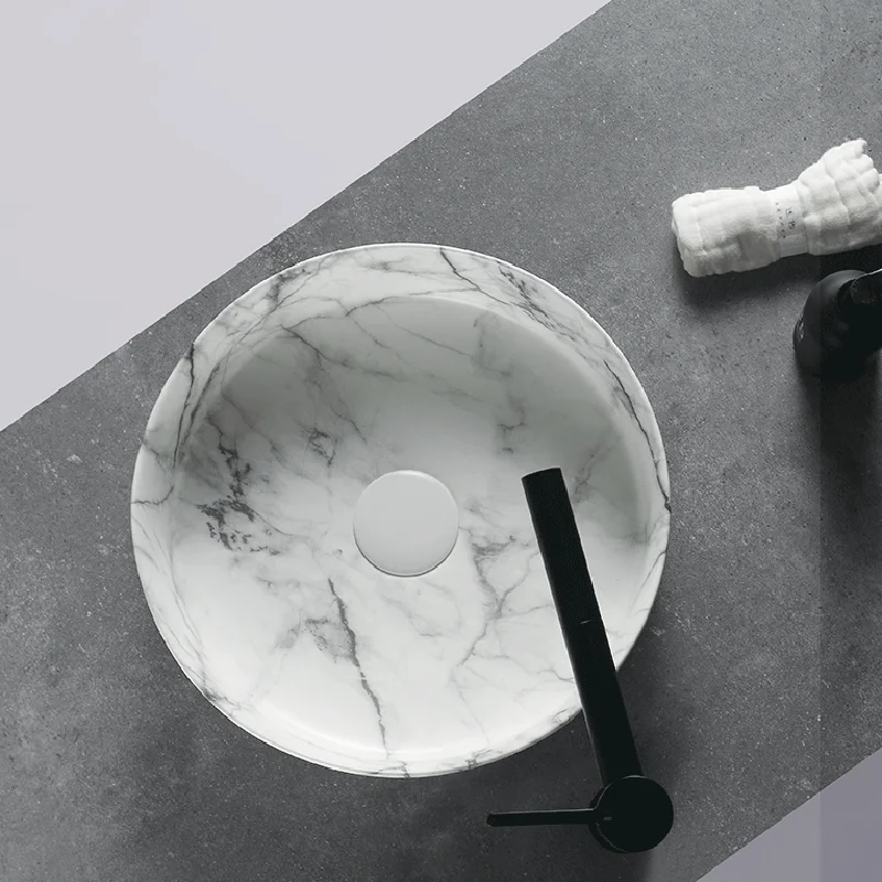 Wisdom artificial stone wash basin marble sink