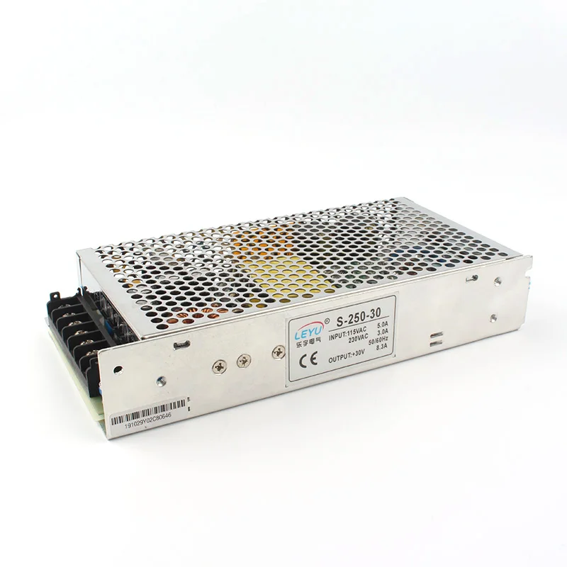 LEYU S-250-12 High Power Power Supply 250W 110V 220V AC to DC 12V 24V 36V 48V Single Output Adjustable dc Power Supply