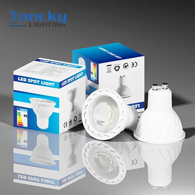 Factory recessed round downlight low price White /Black PC lamp body indoor GU10 MR16 bulb Spot Down Light fixture