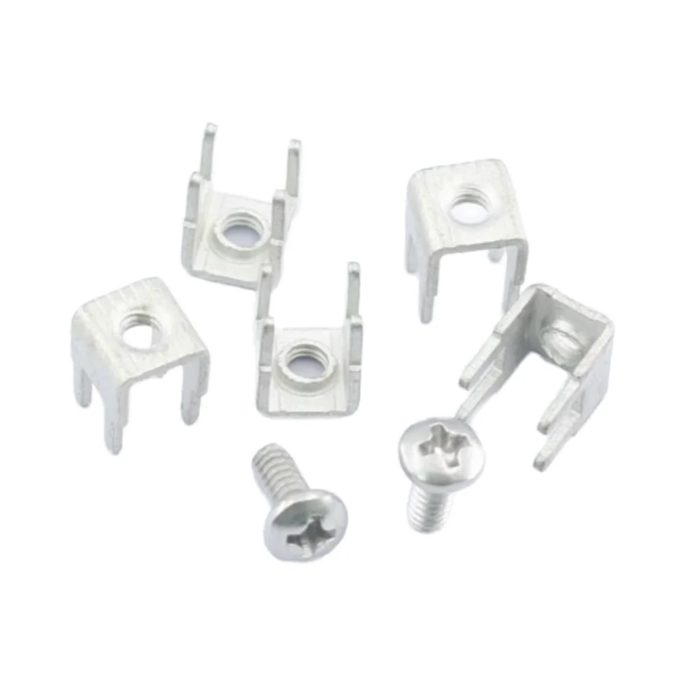 High Power Pure Copper Welded Nickel & Tin Plated PCB Terminal Tin Plated Welding Terminal Screw for Sheet Metal Fabrication