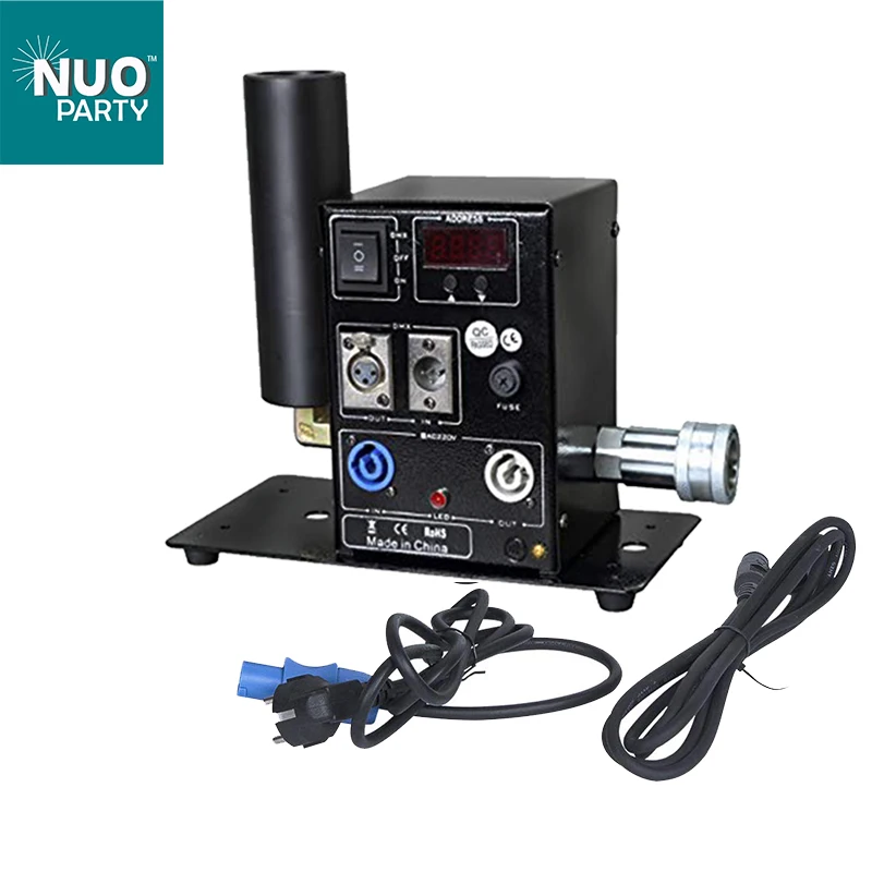 Stage Effects Cannon Co2 Cryo Jet 12 leds bulb DMX-512 Special Effect Fog Smoke C02 Jet Machine