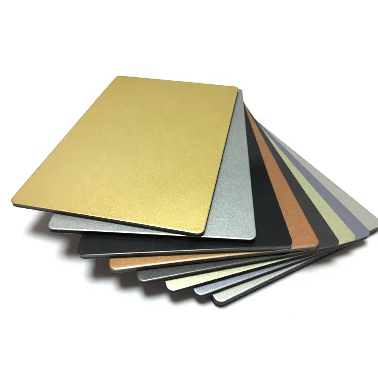 2mm to 6mm Indoor outdoor wall panel cladding materials ACP sheets for gas station competitive price