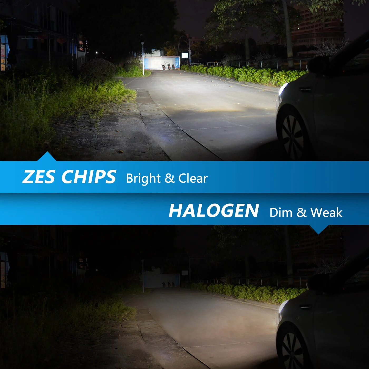 Super Bright Zes13000 Lumen 55w 6500k H7H4 Zes Csp H1 H3 9005 9006 H11 F2 Led Headlamp