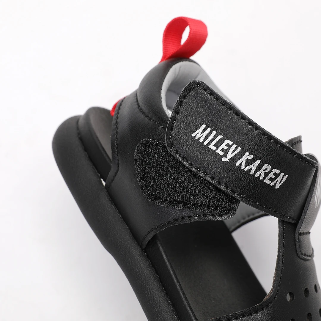 kito sandals for boys Fashionable Children s Leather Sandals with Air Cushion Summer Flat Shoes for Boys