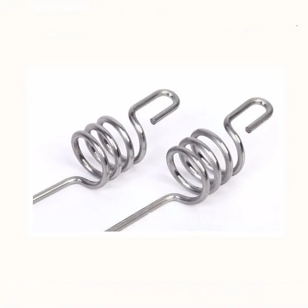 medium duty extension spring with metal S hook for recliner lock