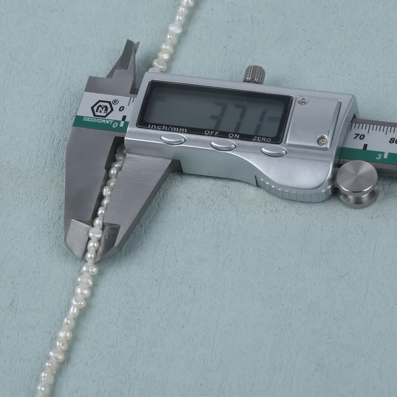 Wholesale 3-6mm Natural White Baroque Freshwater Pearl Beads For Jewelry Making