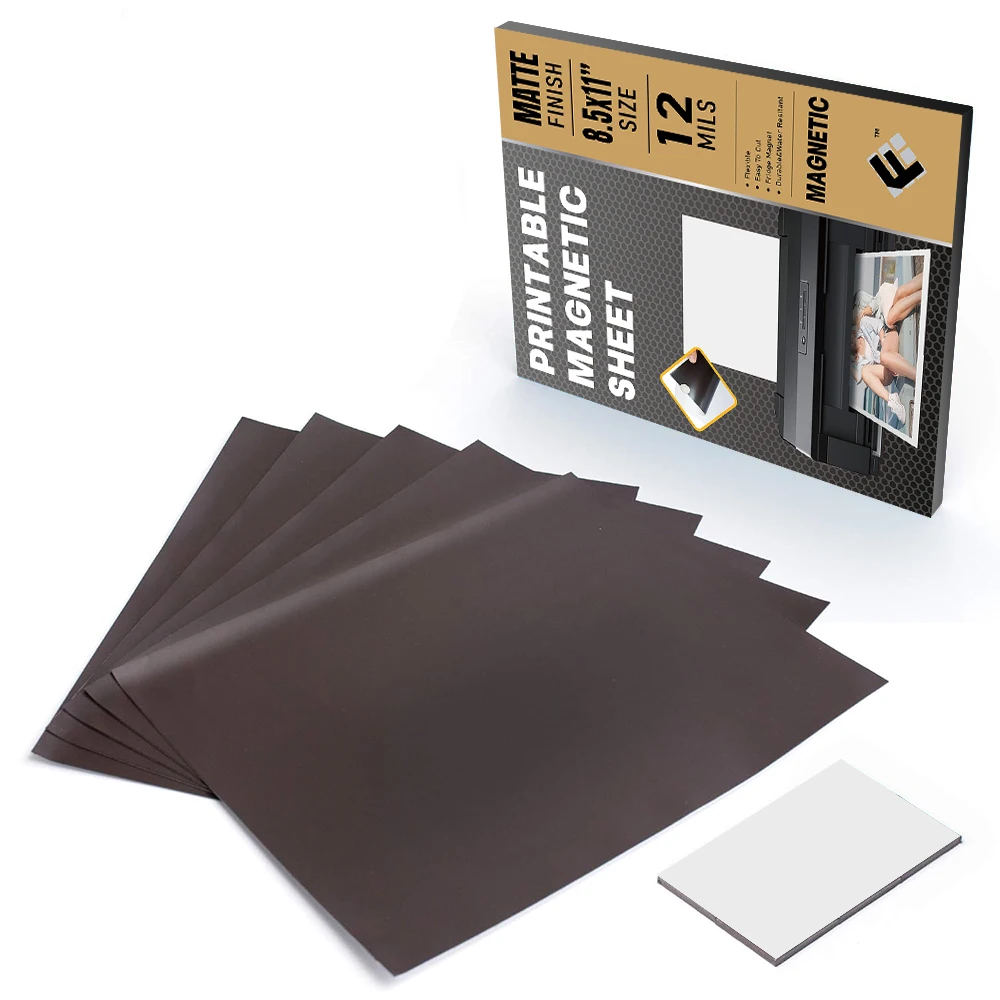 Custom Magnets Inkjet Clip Blank Thick Box Film Wholesale Printable Sticker Sublimation Fridg Strong for Adhesive Magnet