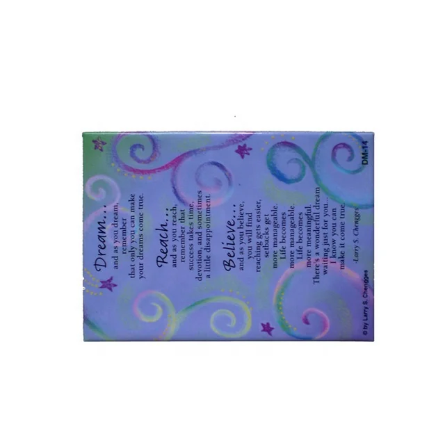 Factory Supply OEM Flexible Soft Magnet Tin Fridge Magnet