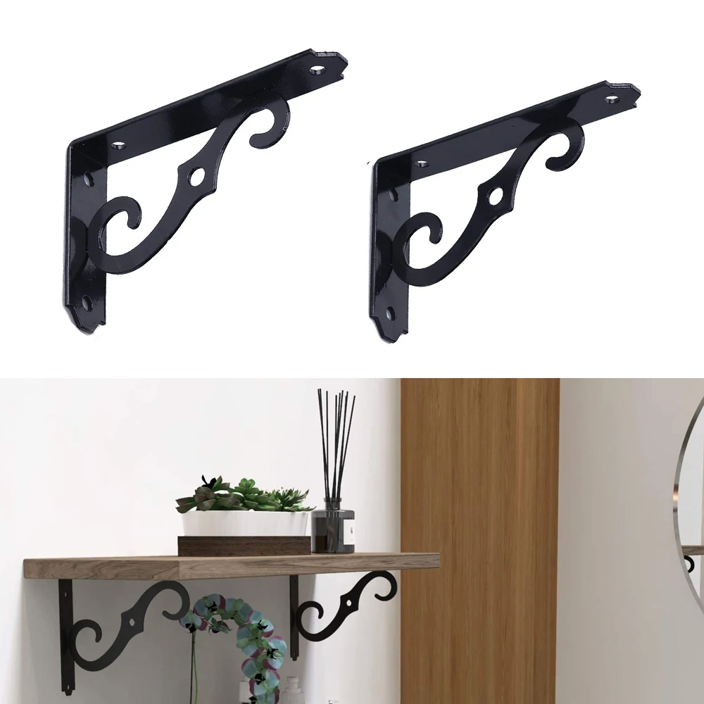 Furniture hardware top metal floating wall shelf brackets