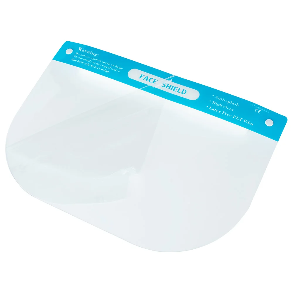 Anti Fog Safety Personal Protective Sponge Face Shield With Sponge Frame Transparent Face Sheild