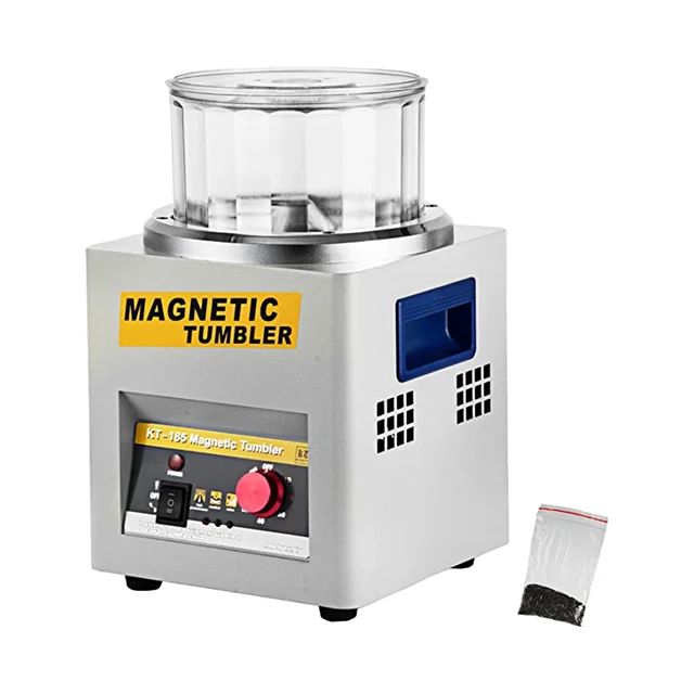 Adjustable Speed Magnetic Polishing Machine / Strong Magnetic Polishing / Gold Jewelry Manufacturing Equipment