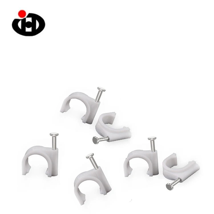 Can be customized various sizes of metal cable clip steel nail line card