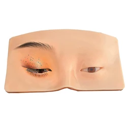 MAGEFY оптовая продажа многоразового использования 5D силиконовая бионическая кожа лицо макияж глаз тренировочная доска