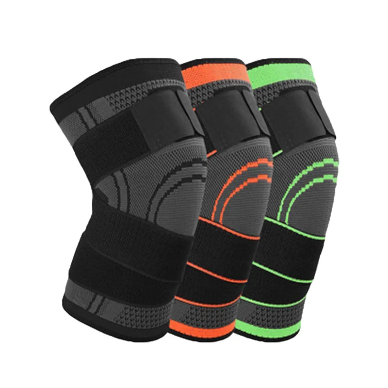Kneepads Basketball Fitness Outdoor Sport silicone knit knee pads running sports knee