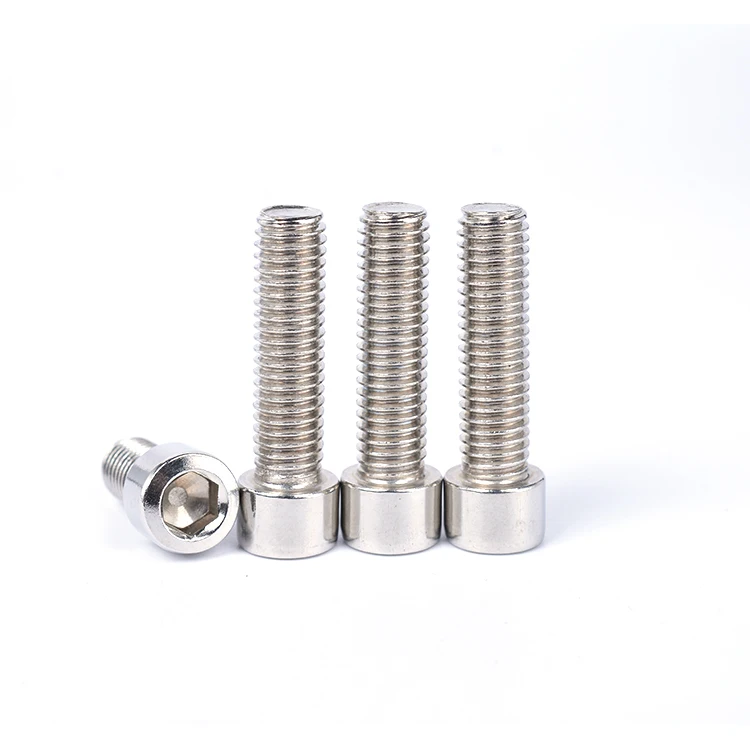 Stainless Steel ANSI AISI 304 316 201 Short Head Hexagon Socket Cap Head Machine Screw DIN7984