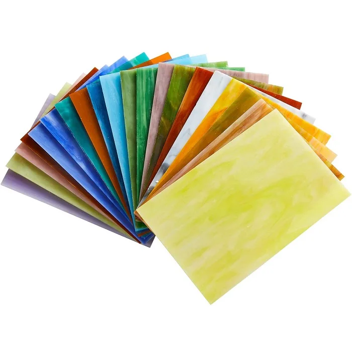 China Factory Fast Delivery Color Tinted Stained Glass Sheet For Church Stained Glass Window