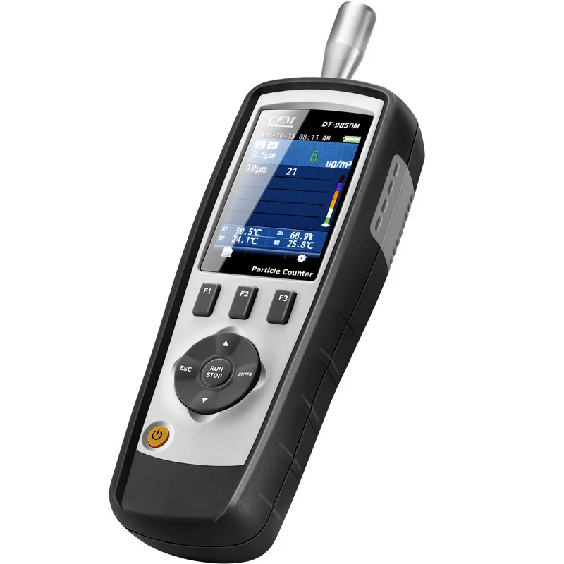 CEM DT-9850M DT-9851M HCHO PM0.3 PM2.5 PM10um Multi-function Air Detector Particle detector Dust particle analyzer