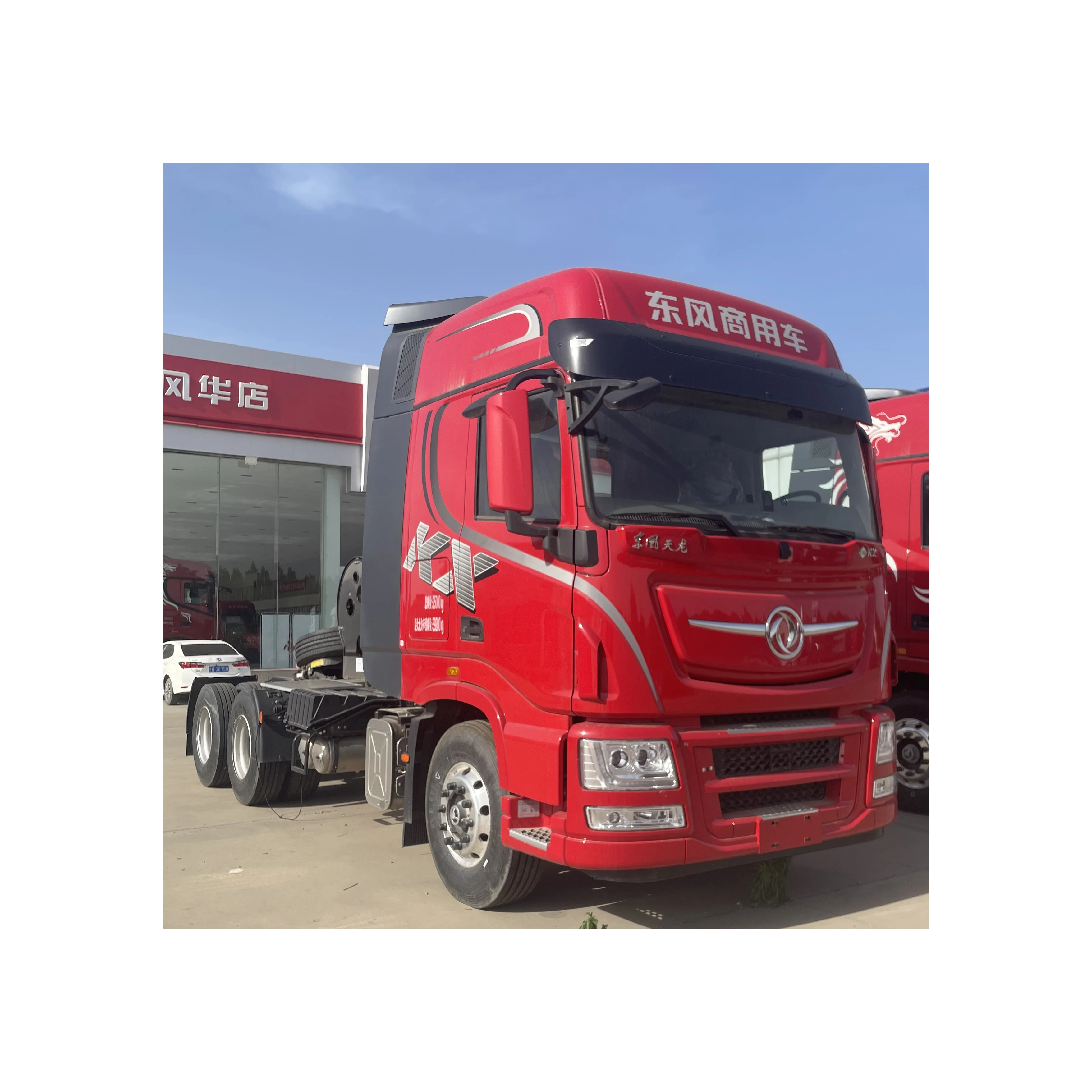 Высококачественный Подержанный трактор Dongfeng Tianlong KX сверхмощный LNG 530 лошадиных сил 6x4 дешево