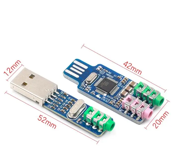 5 в Mini PCM2704 USB DAC HIFI звуковая карта Power декодер Модуль платы для Ardu R.Pi