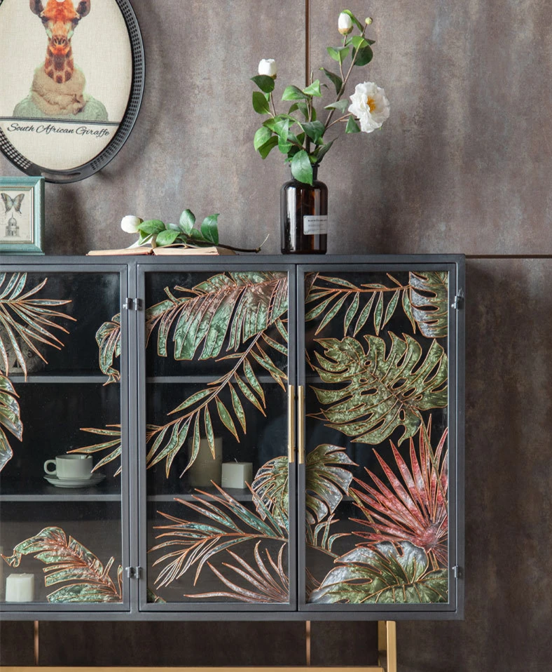 wholesale custom American entryway door vintage cabinet dining room living room  sideboard hotel cabinet tv stand