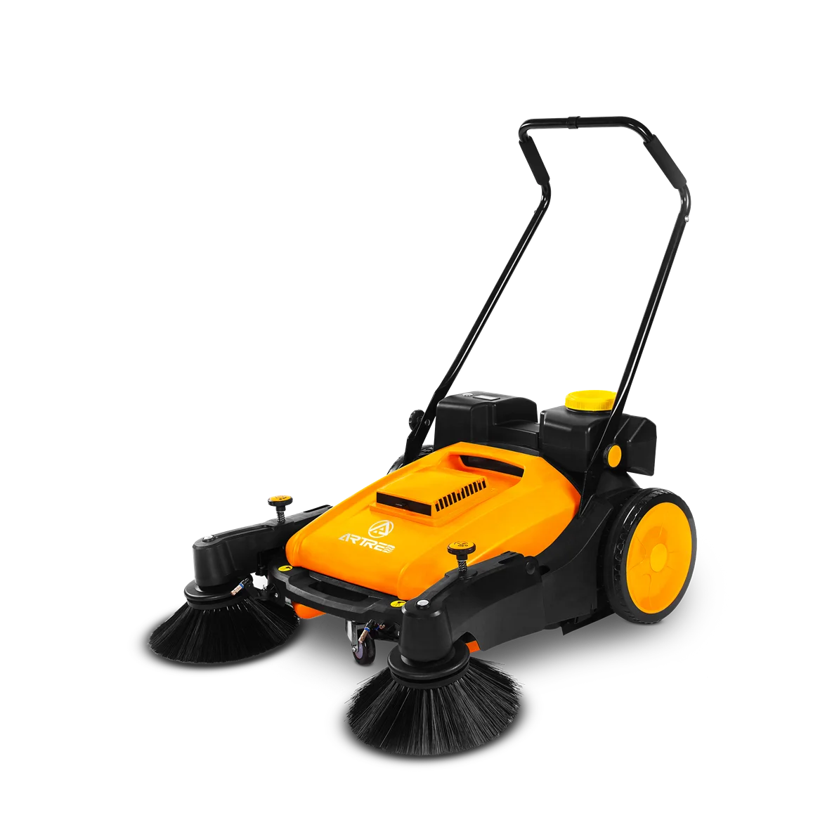 Industrial Warehouse Hand Push Electric Water Spray Floor Sweeper Machine for Sale