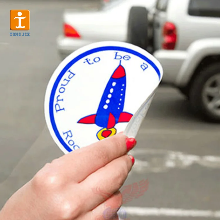 Custom Die Cut Adhesive PVC label Stickers