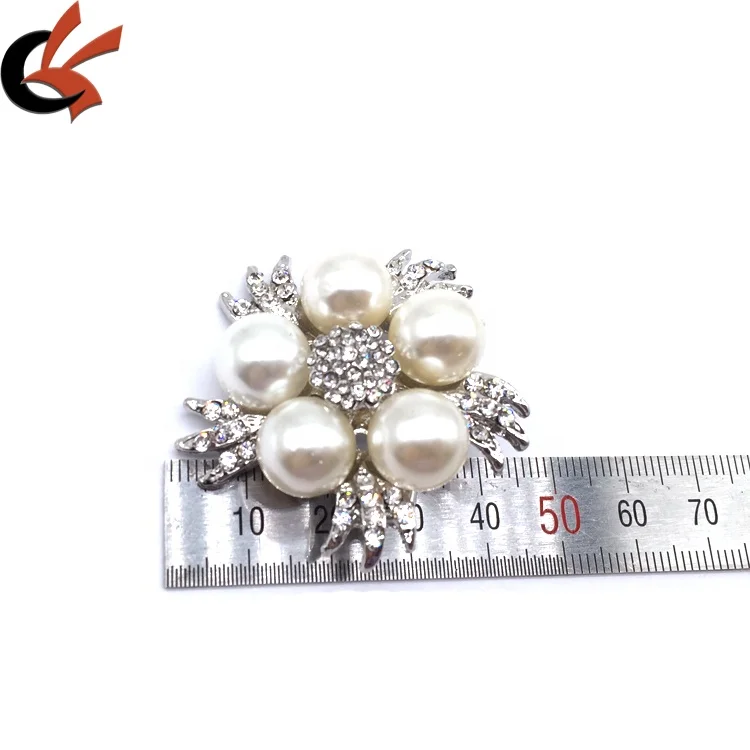 wholesale cheap price in bulk brooch pearl stone brooch for wedding invitations