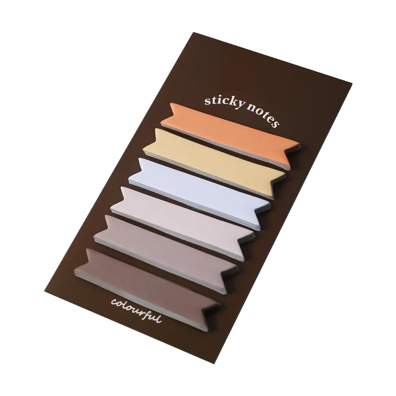 120 pcs/pack Pretty Gradient Color Series Paper Memo Pad Notebook Label Sticky Note Children School Office N times notepad