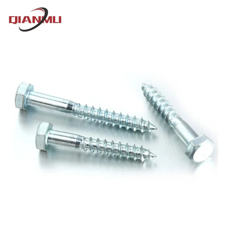 Крепежные винты из углеродистой стали с шестигранной