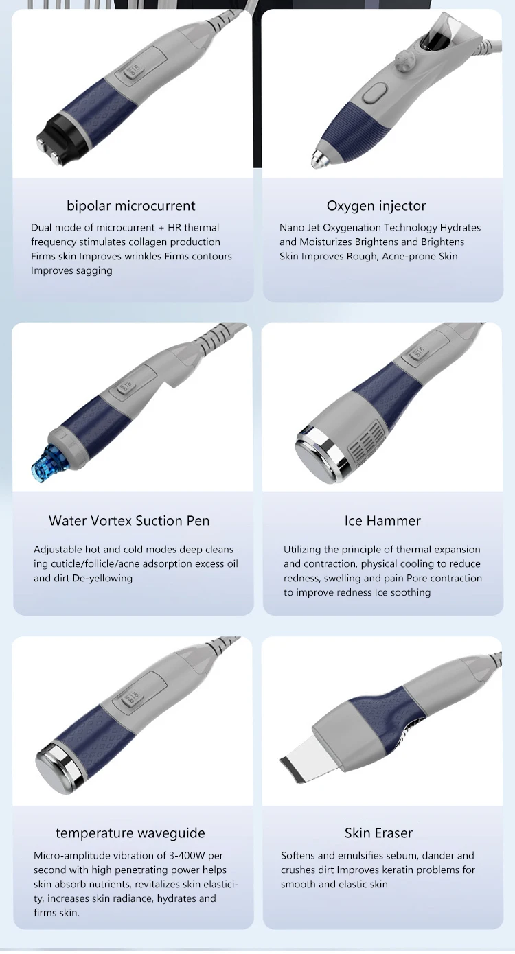 Best Selling Water Vortex Suction Pen Dirt De-Yellowing And Adsorption Excess Oil With Adjustable Hot And Cold Modes Easy To Use