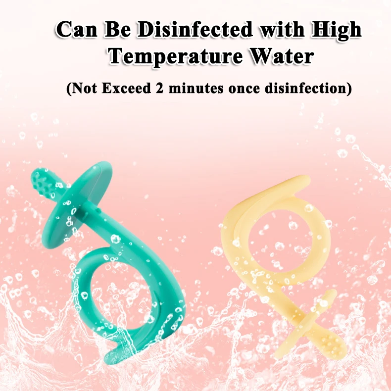 Animal Food Grade Silicone Baby Teething Toys Molar Chew Toy Wrist Teether Babi Silicon Teethers for Newborn Babies Soothing