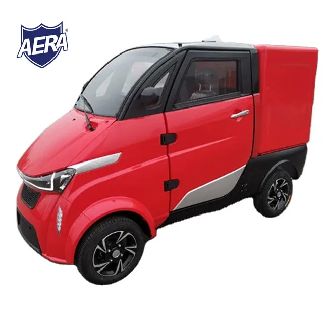 AERA-J2C  Cheap electric cars Closed cabin scooter 60V 4000W 100Ah Motor 4 wheel electric micro car with air-condition
