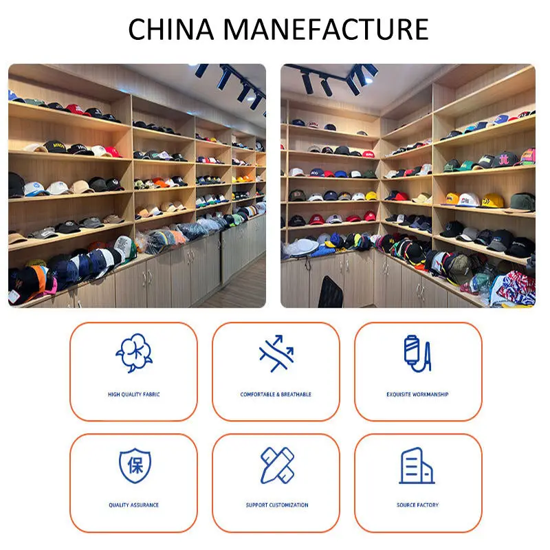 3D Embroidery Outdoor Hiphop Customizable Promotional Advertising Country Men Baseball Custom Caps