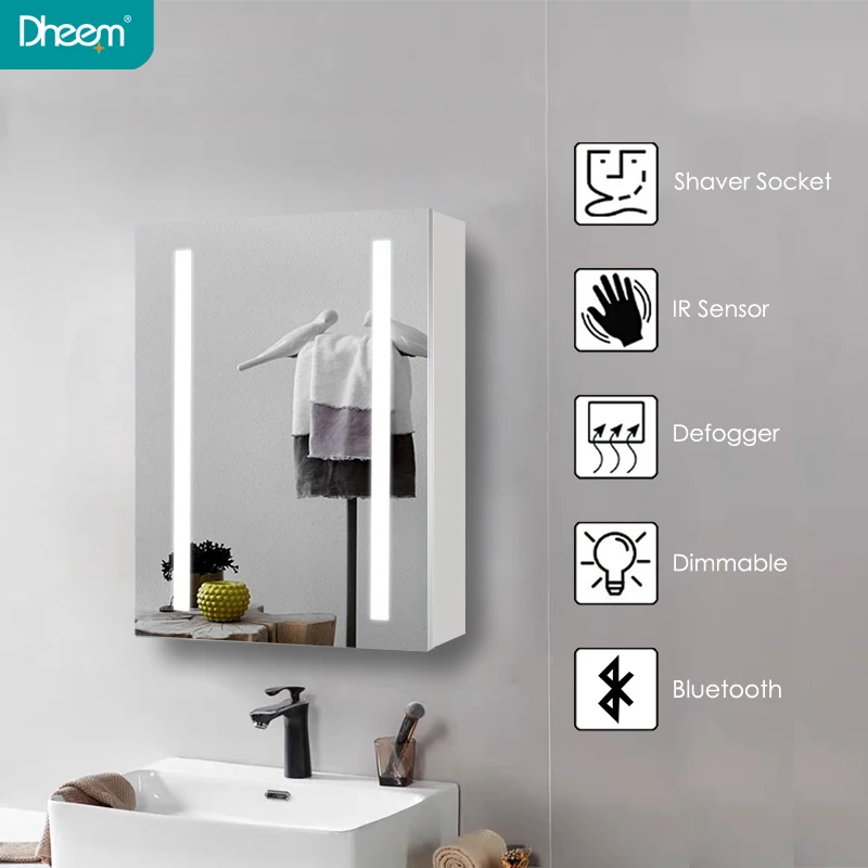 
Dheem LED Bathroom Vanity Mirror Cabinet 