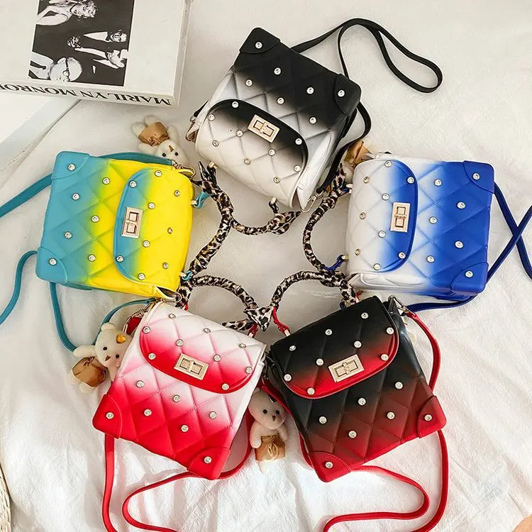 Bolso de mano con cadena роскошний женская сумка через плечо из искусственной кожи Портативный Женский в виде кожаного брелока сумочка маленькая прозрачная с квадратным