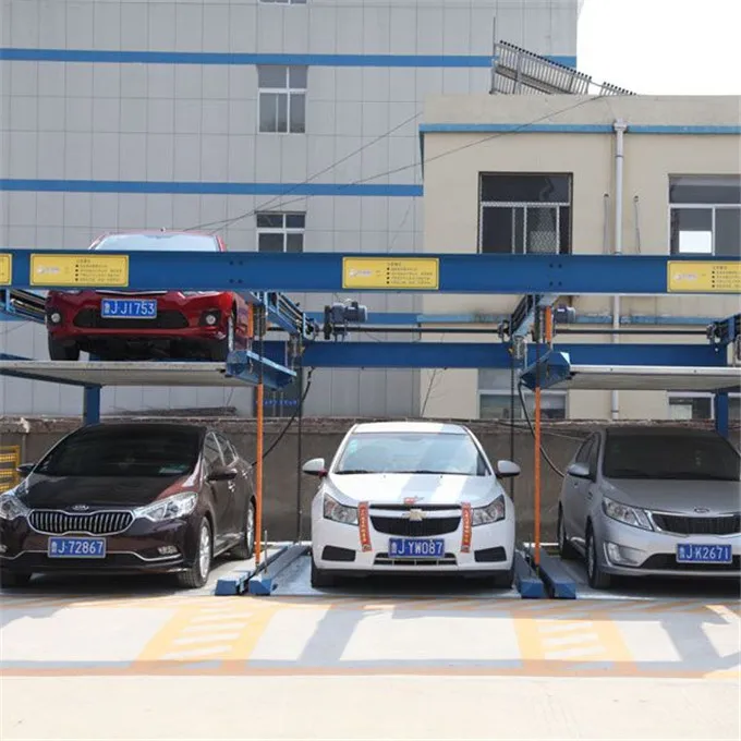 hydraulic car garage duplex Parking solution automatic smart vertical Puzzle parking system